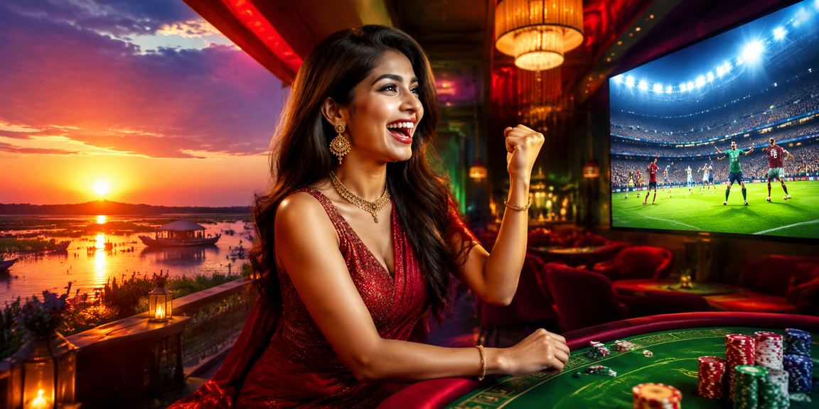 টাঙ্গুয়ার হাওরের প্রাকৃতিক দৃশ্যের পাশে মোবাইলে 71bd বেটিং অ্যাপ ব্যবহার করছেন একজন ব্যক্তি